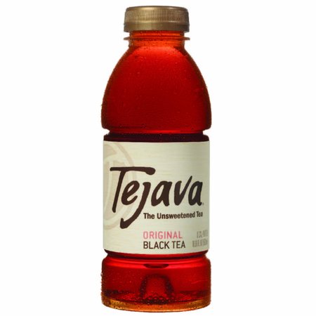 TEJAVA Original Unsweetened Black Tea PET Plastic Bottles, 1 Pallet, PK 1224 40118PL